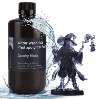 ELEGOO Water Washable Resin Smoky Black, 1 kg